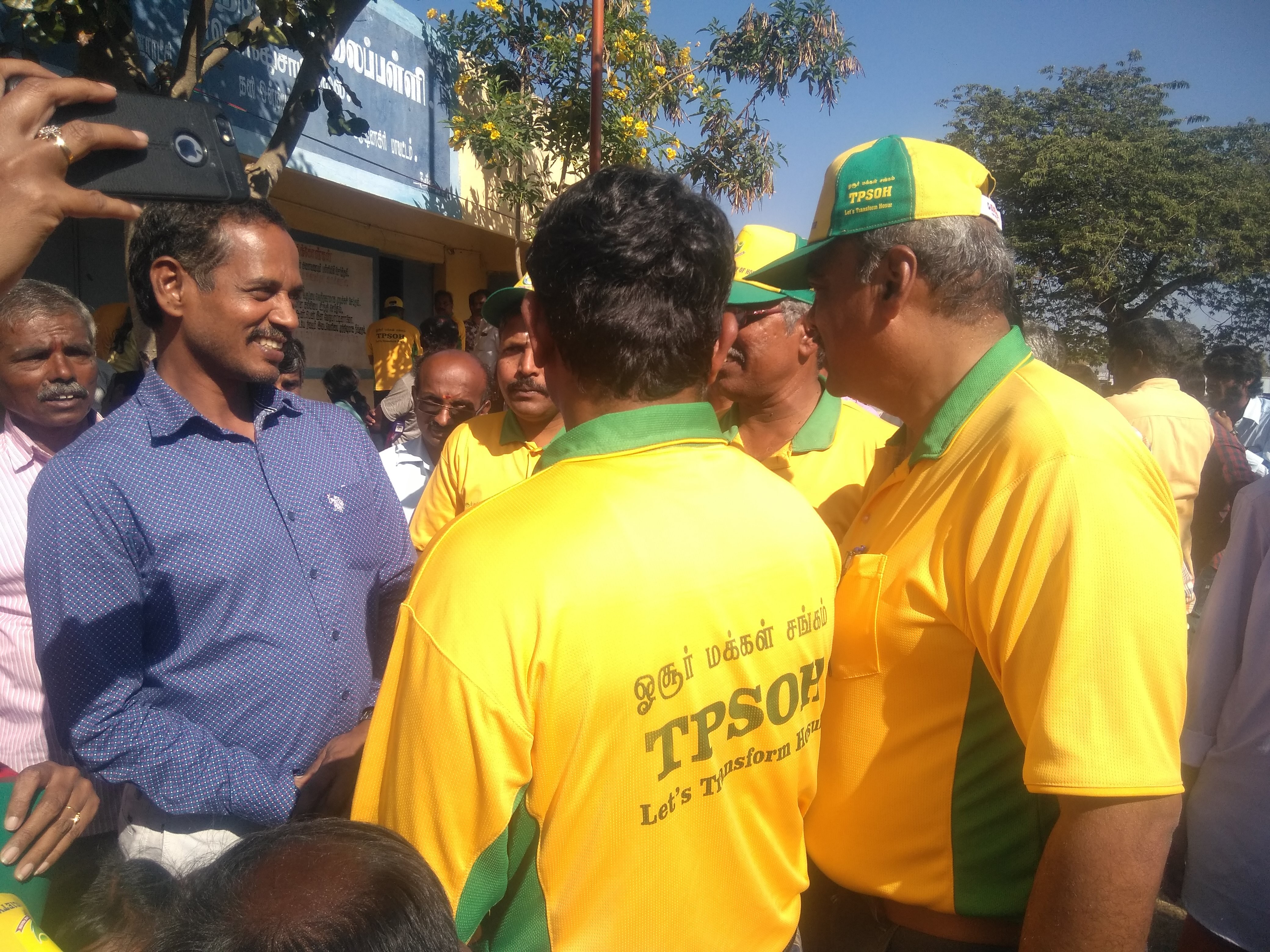 Our District  Collector Dr Prabhakaran  IAS visiting special camp at Nooreonethu Malai.